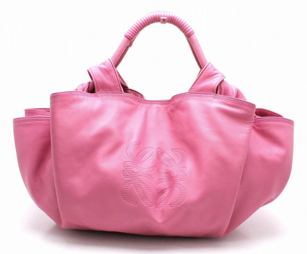 Loewe Nappa Aire Handbag Calfskin Pink